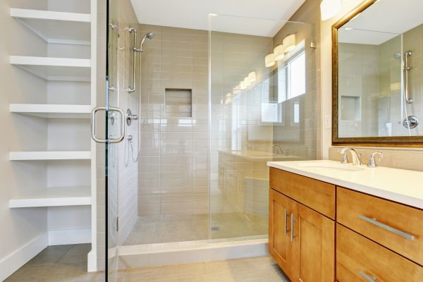 Frameless Shower Installation